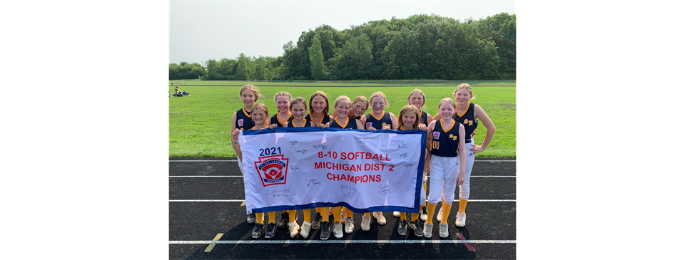 Congratulations 2021 8-10 Softball D2 Champions!
