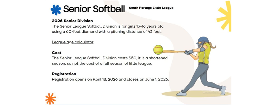 2026 Senior Softball 